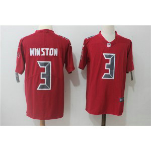Nike Buccaneers 3 Jameis Winston Red Vapor Untouchable Limited Men Jersey