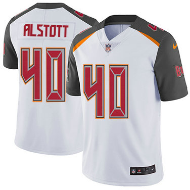 Nike Buccaneers 40 Mike Alstott White Vapor Untouchable Player Limited Jersey