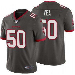 Nike Buccaneers 50 Vita Vea 2020 New Grey Vapor Untouchable Limited Men Jersey