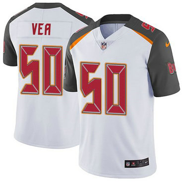 Nike Buccaneers 50 Vita Vea White Vapor Untouchable Limited Jersey