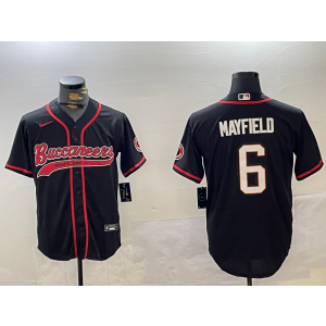 Nike Buccaneers 6 Baker Mayfield Black Vapor Baseball Limited Men Jersey