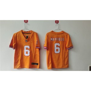 Nike Buccaneers 6 Baker Mayfield Orange F.U.S.E. Vapor Limited Women Jersey