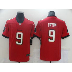Nike Buccaneers 9 Tyron Red Vapor Untouchable Limited Men Jersey