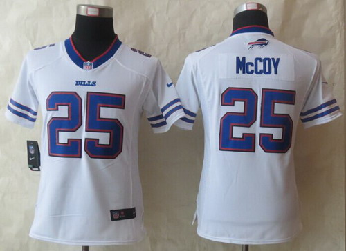 Nike Buffalo Bills #25 LeSean McCoy 2013 White Limited Womens Jersey Nike Buffalo Bills #25 LeSean McCoy 2013 White Limited Womens Jersey