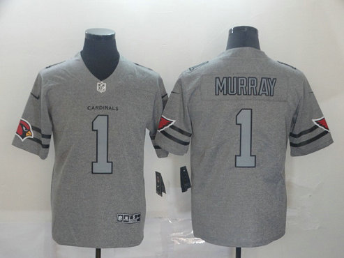 Nike Cardinals 1 Kyler Murray 2019 Gray Gridiron Gray Vapor Untouchable Limited Jersey