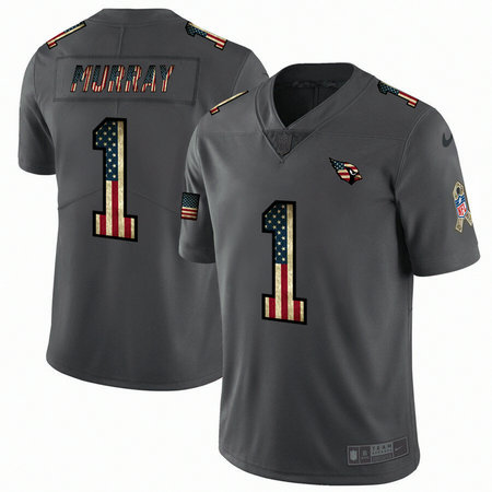 Nike Cardinals 1 Kyler Murray 2019 Salute To Service USA Flag Fashion Limited Jersey