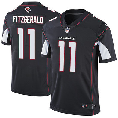 Nike Cardinals 11 Larry Fitzgerald Black Vapor Untouchable Player Limited Jersey