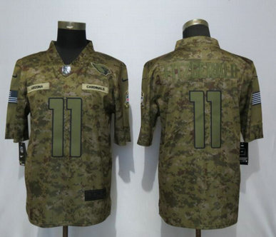 Nike Cardinals 11 Larry Fitzgerald Camo Salute To Service Limited Jersey