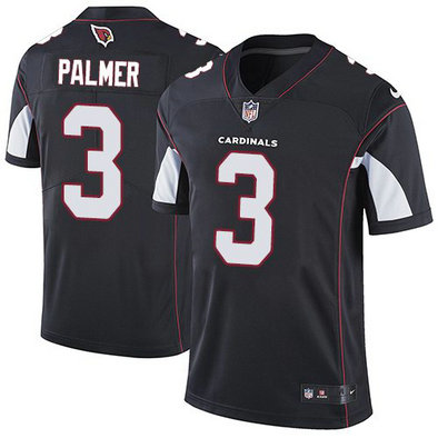 Nike Cardinals 3 Carson Palmer Black Alternate Vapor Untouchable Limited Jersey