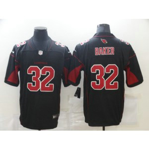 Nike Cardinals 32 Baker Black Color Rush Limited Men Jersey