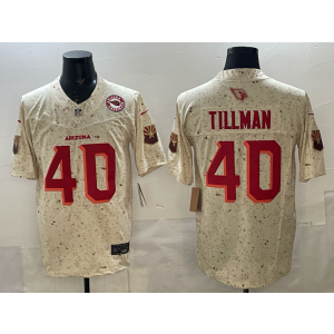 Nike Cardinals 40 Pat Tillman Cream 2025 Rivalries F.U.S.E. Vapor Limited Men Jersey