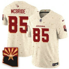 Nike Cardinals 85 Trey McBride Cream 2025 Rivalries F.U.S.E. Vapor Limited Men Jersey