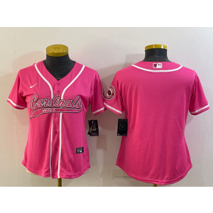 Nike Cardinals Blank Pink Vapor Baseball Limited Women Jersey