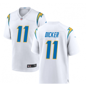 Nike Chargers 11 Cameron Dicker White Vapor Untouchable Limited Men Jersey