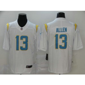 Nike Chargers 13 Keenan Allen 2020 New White Vapor Untouchable Limited Men Jersey