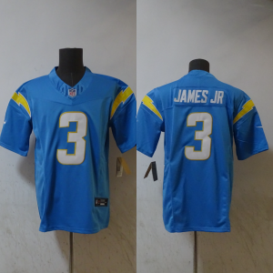 Nike Chargers 3 Derwin James Jr. Blue F.U.S.E. Vapor Limited Men Jersey