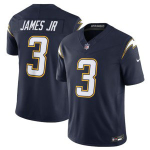 Nike Chargers 3 Derwin James Jr. Navy 2025 F.U.S.E. Alternate Vapor Limited Men Jersey