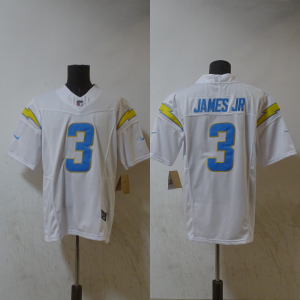 Nike Chargers 3 Derwin James Jr. White F.U.S.E. Vapor Limited Men Jersey