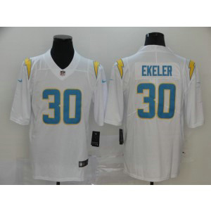 Nike Chargers 30 Austin Ekeler 2020 New White Vapor Untouchable Limited Men Jersey