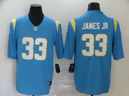 Nike Chargers 33 Derwin James Blue 2020 New Light Vapor Untouchable Limited Jersey