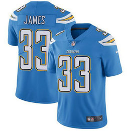 Nike Chargers 33 Derwin James Light Blue Vapor Untouchable Limited Jersey