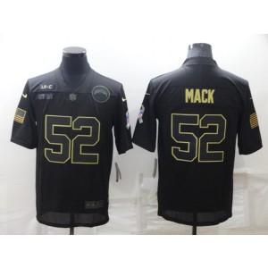 Nike Chargers 52 Khalil Mack Black Salute To Service Limited Men Jersey