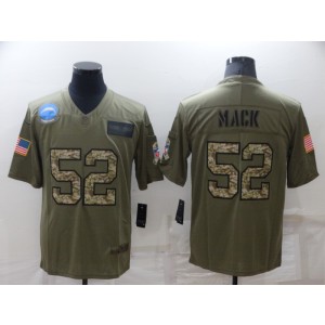 Nike Chargers 52 Khalil Mack Camo Salute To Service Limited Men Jersey