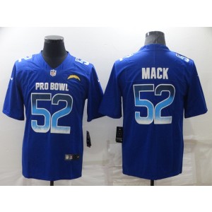 Nike Chargers 52 Khalil Mack Royal Pro Bowl Limited Men Jersey