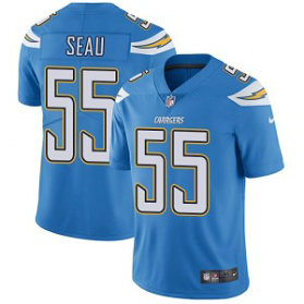 Nike Chargers 55 Junior Seau Light Blue Vapor Untouchable Limited Youth Jersey