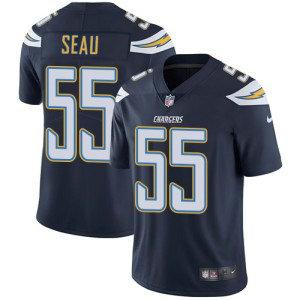 Nike Chargers 55 Junior Seau Navy Vapor Untouchable Limited Youth Jersey