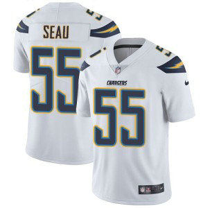Nike Chargers 55 Junior Seau White Vapor Untouchable Limited Youth Jersey