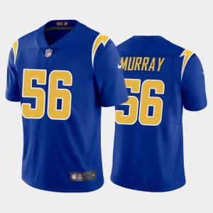 Nike Chargers 56 Kenneth Murray Royal 2020 NFL Draft Vapor Limited Men Jersey