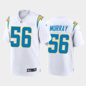 Nike Chargers 56 Kenneth Murray White 2020 NFL Draft Vapor Limited Men Jersey