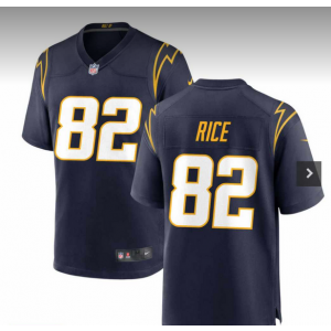 Nike Chargers 82 Rice Blue Vapor Untouchable Limited Men Jersey
