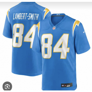 Nike Chargers 84 Lambert-Smith Blue 2025 F.U.S.E. Vapor Limited Men Jersey