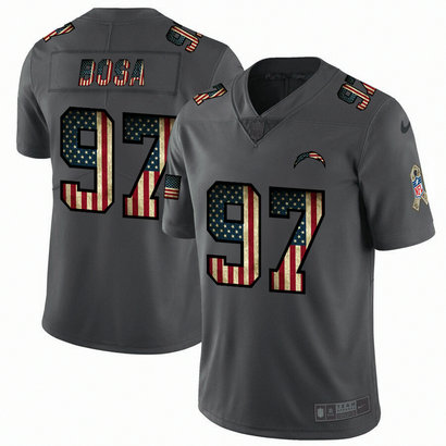Nike Chargers 97 Joey Bosa 2019 Salute To Service USA Flag Fashion Limited Jersey