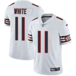 Nike Chicago Bears 11 Kevin White White Vapor Untouchable Limited Men Jersey