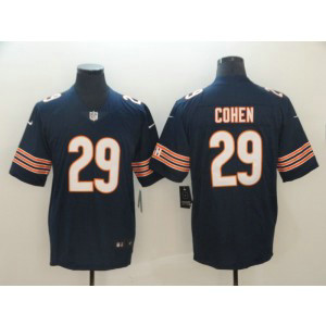 Nike Chicago Bears 29 Tarik Cohen Vapor Untouchable Navy Limited Men Jersey