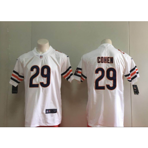 Nike Chicago Bears 29 Tarik Cohen Vapor Untouchable White Limited Men Jersey