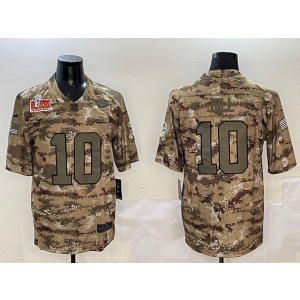 Nike Chiefs 10 Hill Camo 2025 Super Bowl LIX Vapor Limited Men Jersey