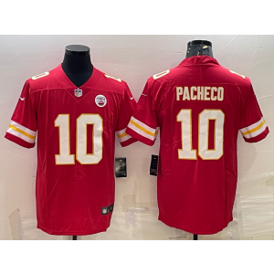 Nike Chiefs 10 Isiah Pacheco Red Vapor Untouchable Limited Men Jersey