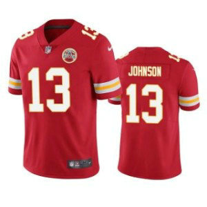 Nike Chiefs 13 Nazeeh Johnson Red Vapor Untouchable Limited Men Jersey