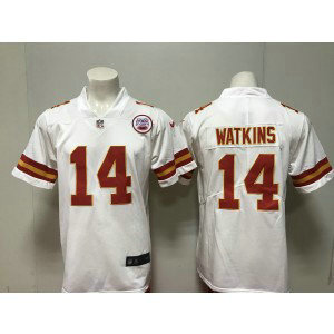 Nike Chiefs 14 Sammy Watkins White Vapor Untouchable Limited Men Jersey