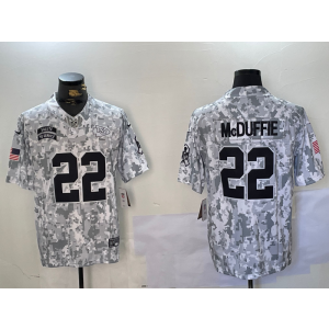 Nike Chiefs 22 McDuffie Arctic Camo 2024 F.U.S.E. Salute to Service Limited Men Jersey