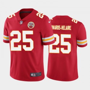 Nike Chiefs 25 Clyde Edwards-Helaire Red 2020 NFL Draft Vapor Limited Men Jersey