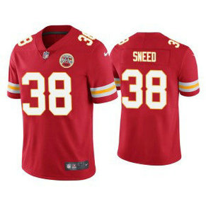 Nike Chiefs 38 L'Jarius Sneed Red Vapor Untouchable Limited Men Jersey