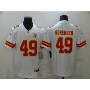 Nike Chiefs 49 Daniel Sorensen White Vapor Untouchable Limited Men Jersey