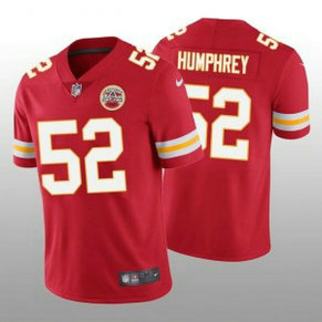 Nike Chiefs 52 Humphrey Red Vapor Untouchable Limited Men Jersey