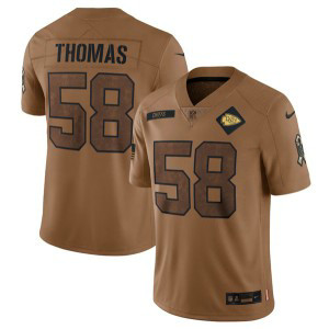 Nike Chiefs 58 Derrick Thomas 2023 Brown Salute To Service Limited Men Jersey