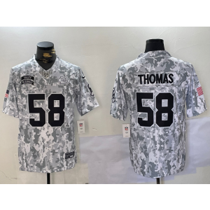 Nike Chiefs 58 Derrick Thomas Arctic Camo 2024 F.U.S.E. Salute to Service Limited Men Jersey